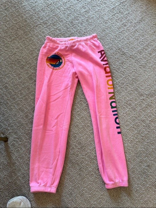 Aviator Nation Pants - Aviator nation pink sweatpants size medium
